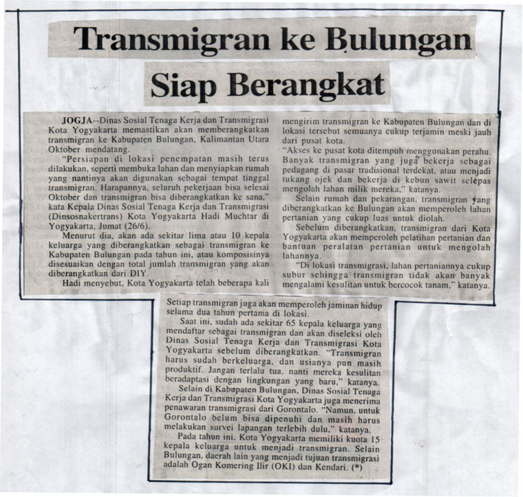 Kliping jogja terbaru