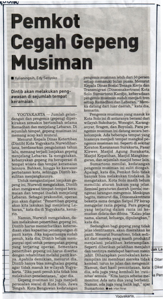 Kliping jogja terbaru