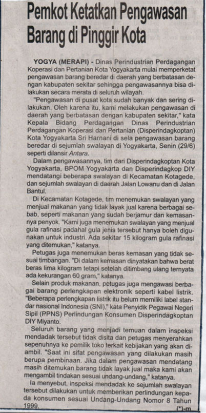 Kliping jogja terbaru