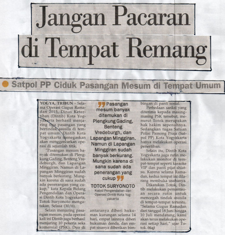 Kliping jogja terbaru