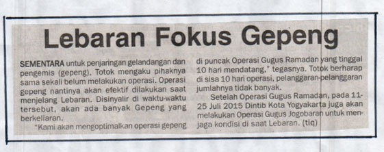 Kliping jogja terbaru