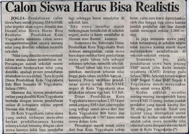 Kliping jogja terbaru