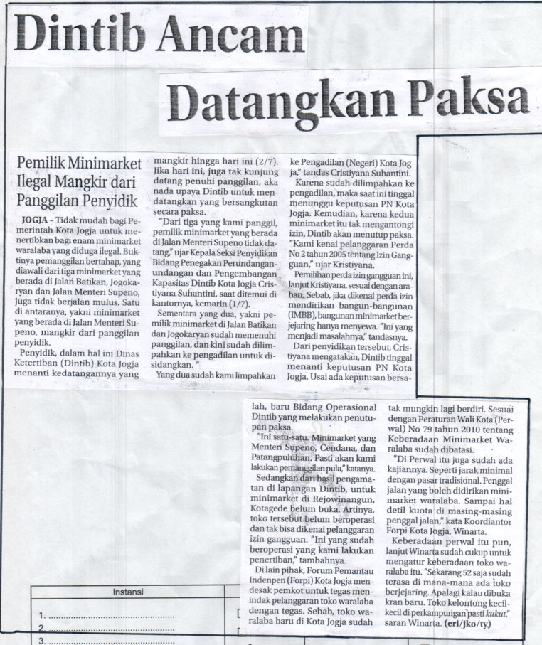 Kliping jogja terbaru