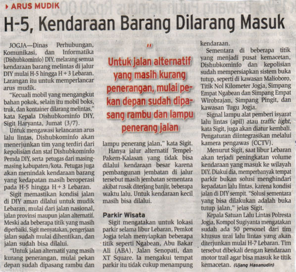 Kliping jogja terbaru