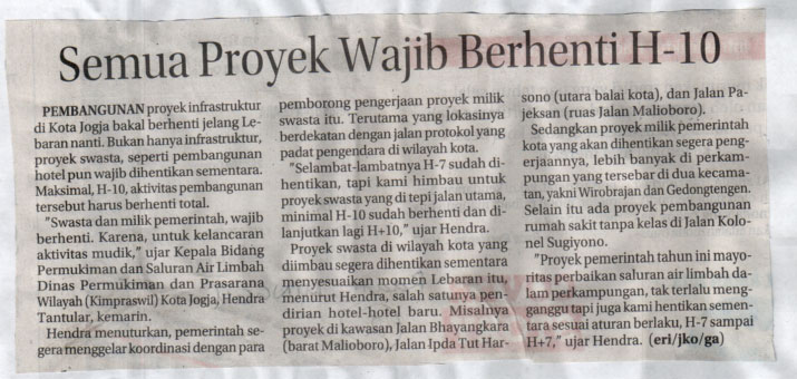 Kliping jogja terbaru