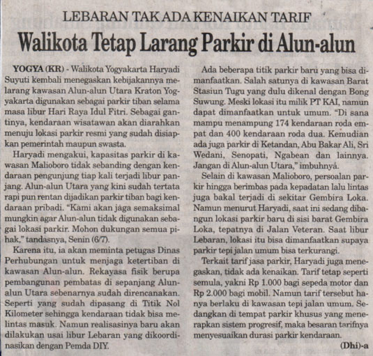 Kliping jogja terbaru