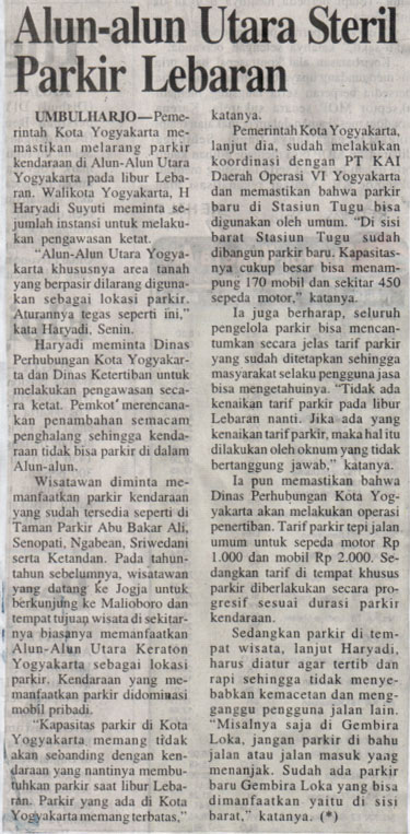 Kliping jogja terbaru