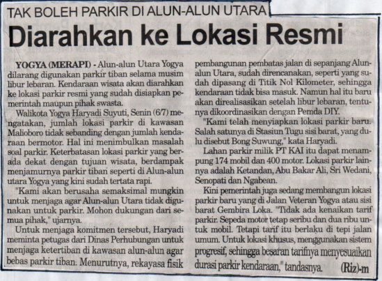 Kliping jogja terbaru