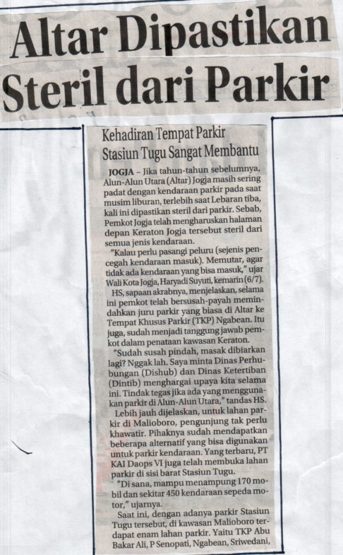 Kliping jogja terbaru