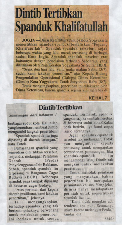 Kliping jogja terbaru