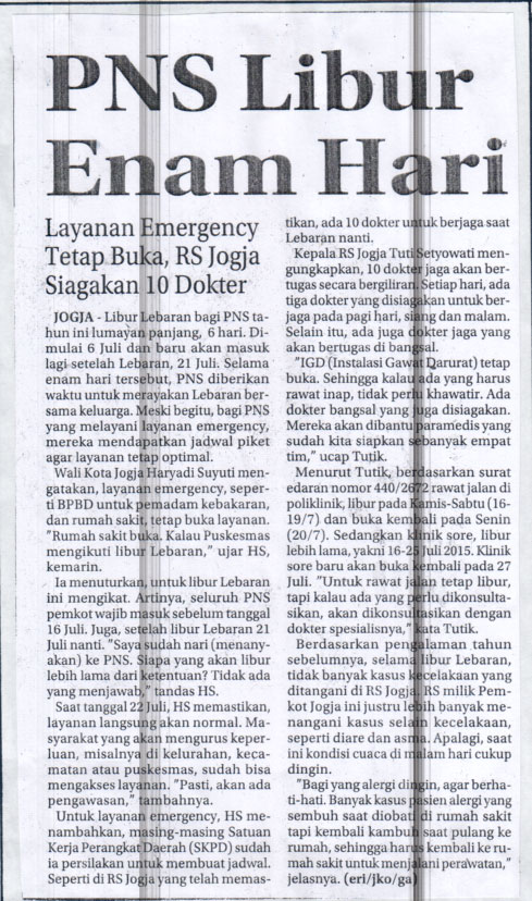 Kliping jogja terbaru