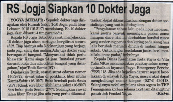 Kliping jogja terbaru