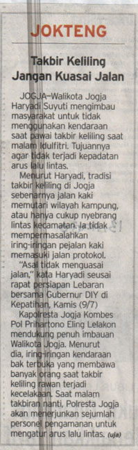 Kliping jogja terbaru
