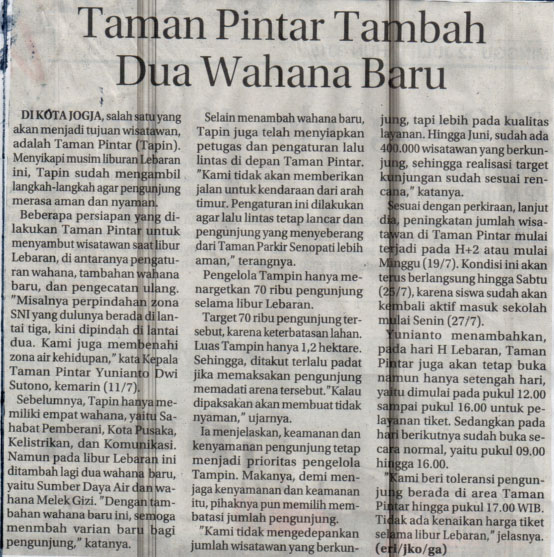 Kliping jogja terbaru