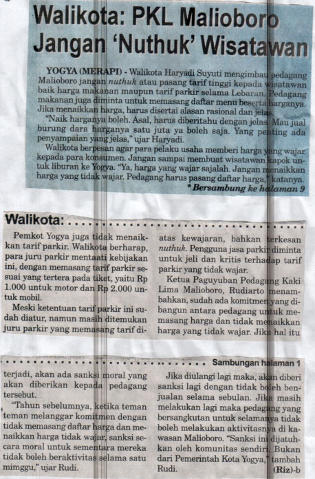 Kliping jogja terbaru