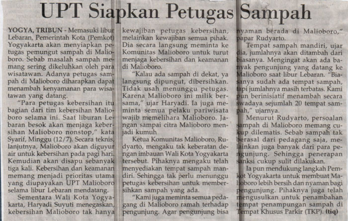 Kliping jogja terbaru