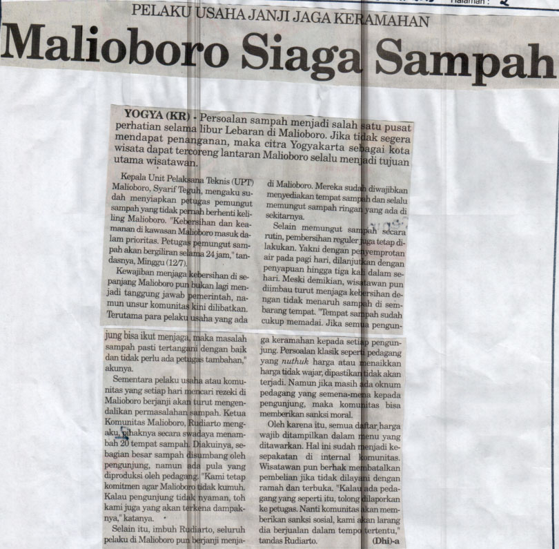 Kliping jogja terbaru