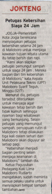 Kliping jogja terbaru
