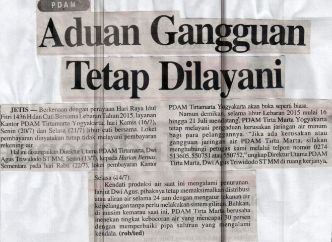 Kliping jogja terbaru