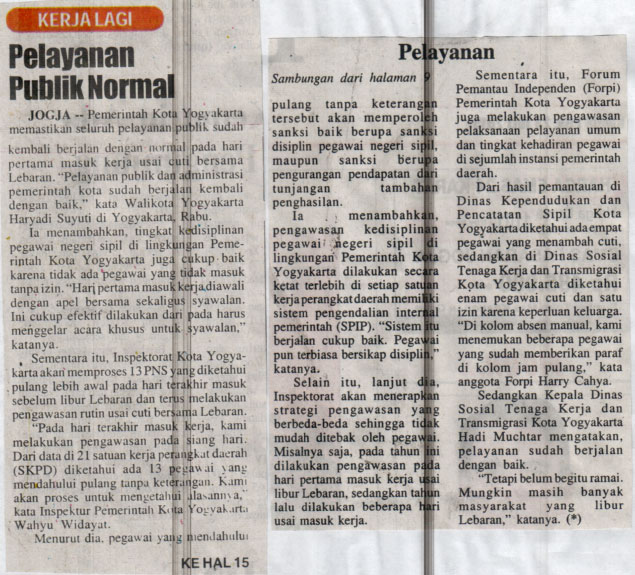 Kliping jogja terbaru