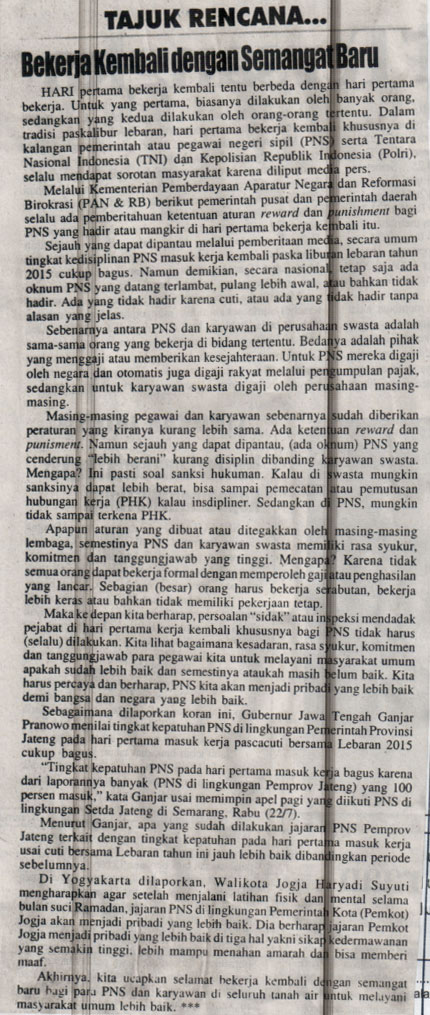 Kliping jogja terbaru