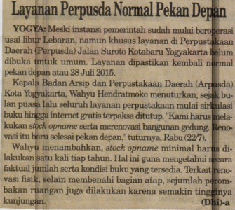 Kliping jogja terbaru