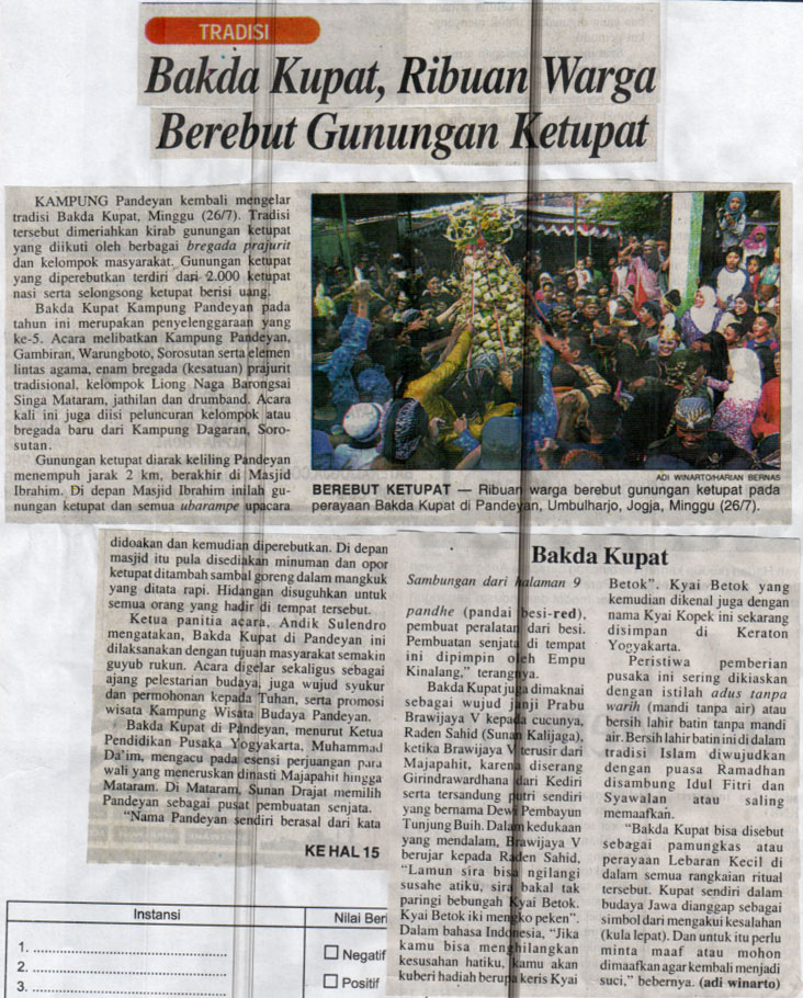 Kliping jogja terbaru