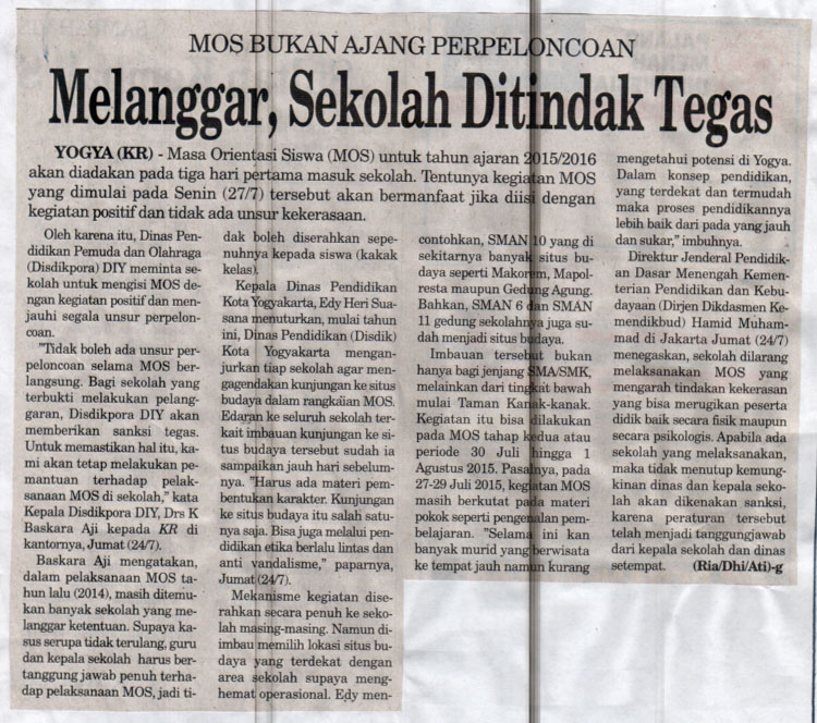 Kliping jogja terbaru