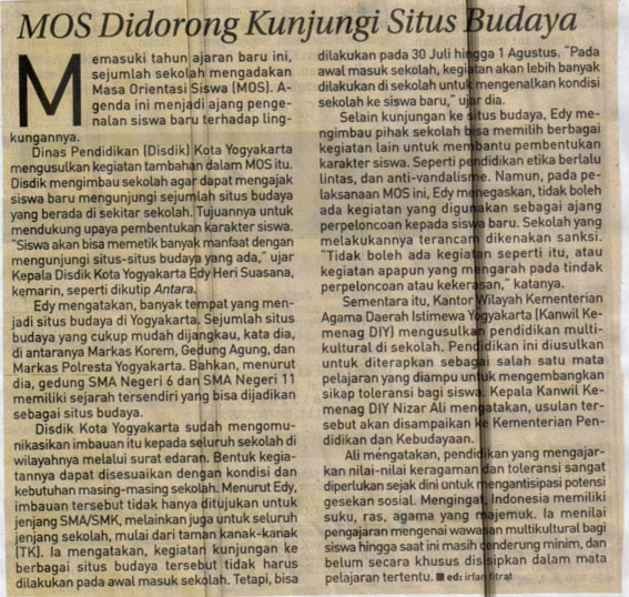 Kliping jogja terbaru