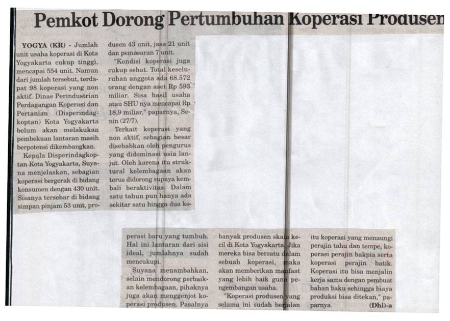 Kliping jogja terbaru