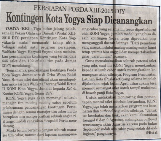 Kliping jogja terbaru