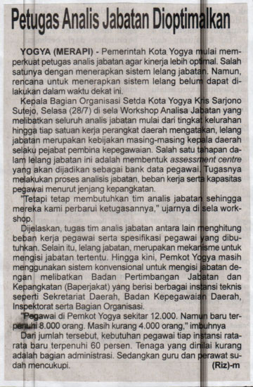 Kliping jogja terbaru