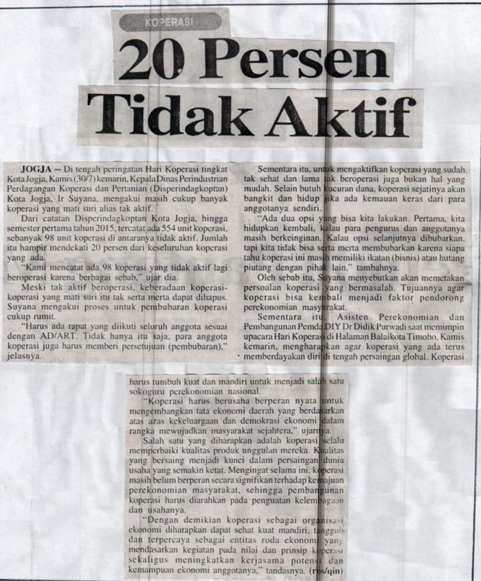 Kliping jogja terbaru