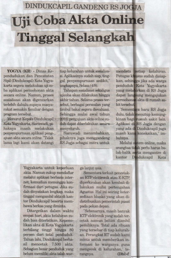 Kliping jogja terbaru