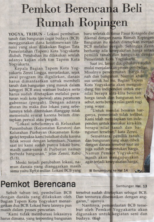 Kliping jogja terbaru