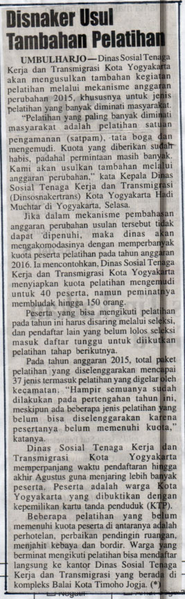 Kliping jogja terbaru