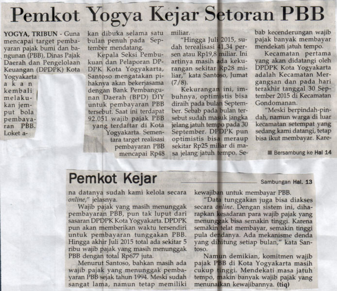 Kliping jogja terbaru