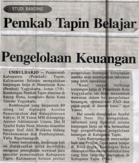 Kliping jogja terbaru