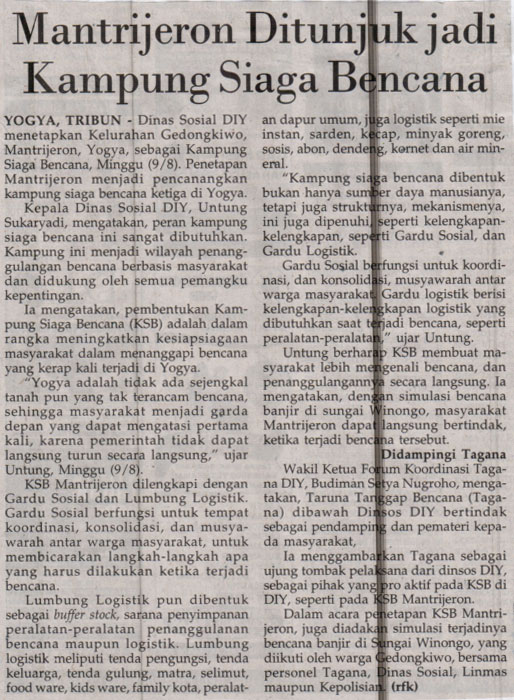 Kliping jogja terbaru