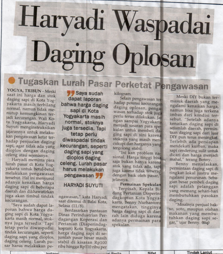 Kliping jogja terbaru