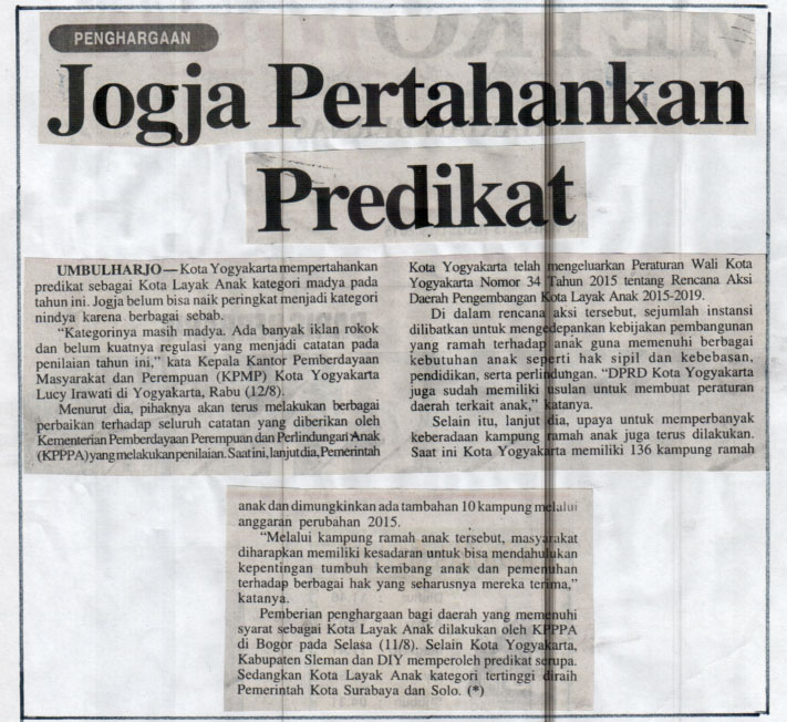 Kliping jogja terbaru
