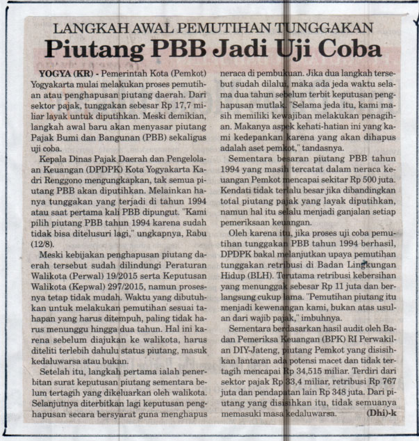 Kliping jogja terbaru