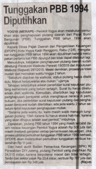 Kliping jogja terbaru