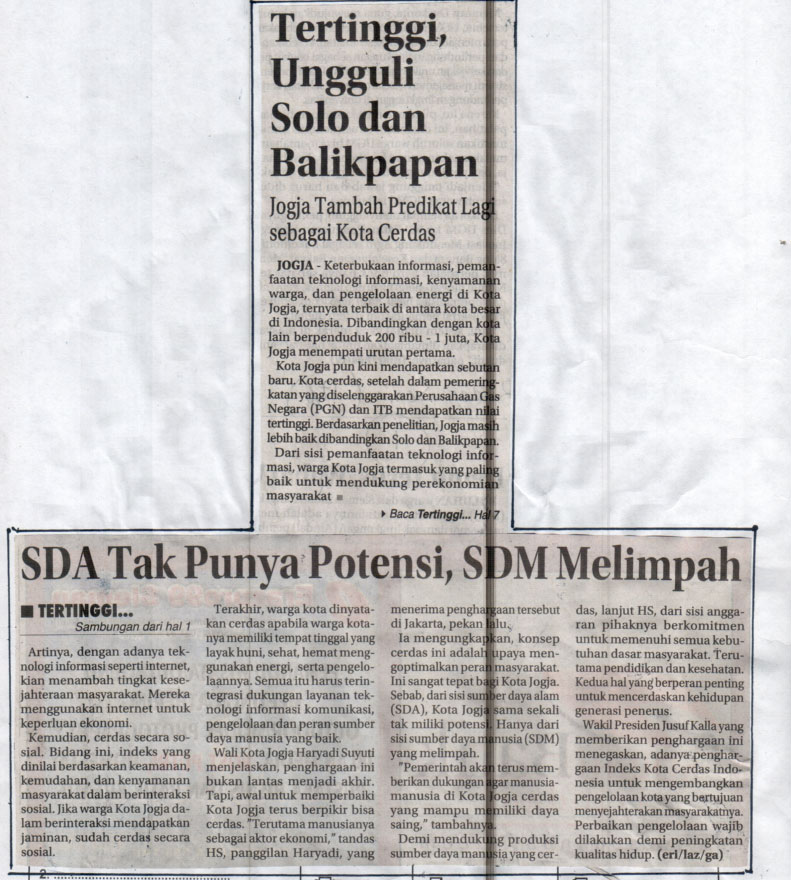 Kliping jogja terbaru
