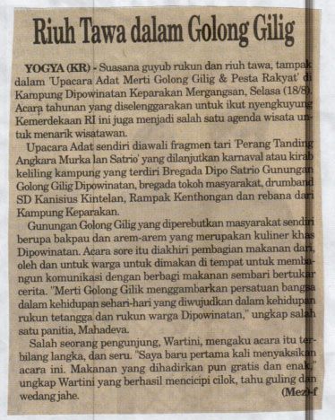 Kliping jogja terbaru