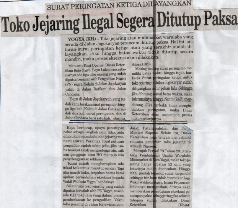Kliping jogja terbaru