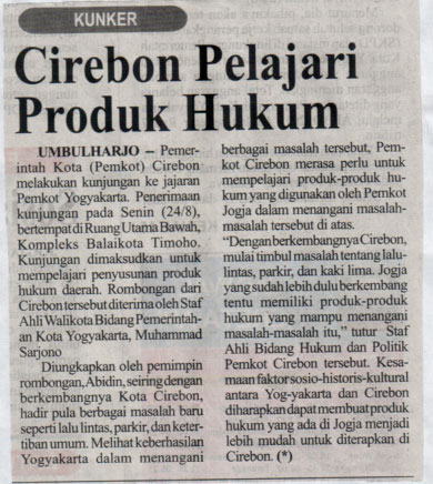 Kliping jogja terbaru