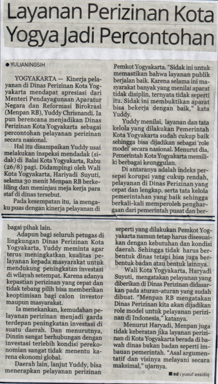 Kliping jogja terbaru