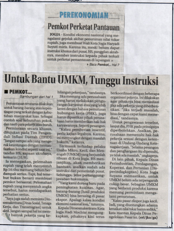 Kliping jogja terbaru