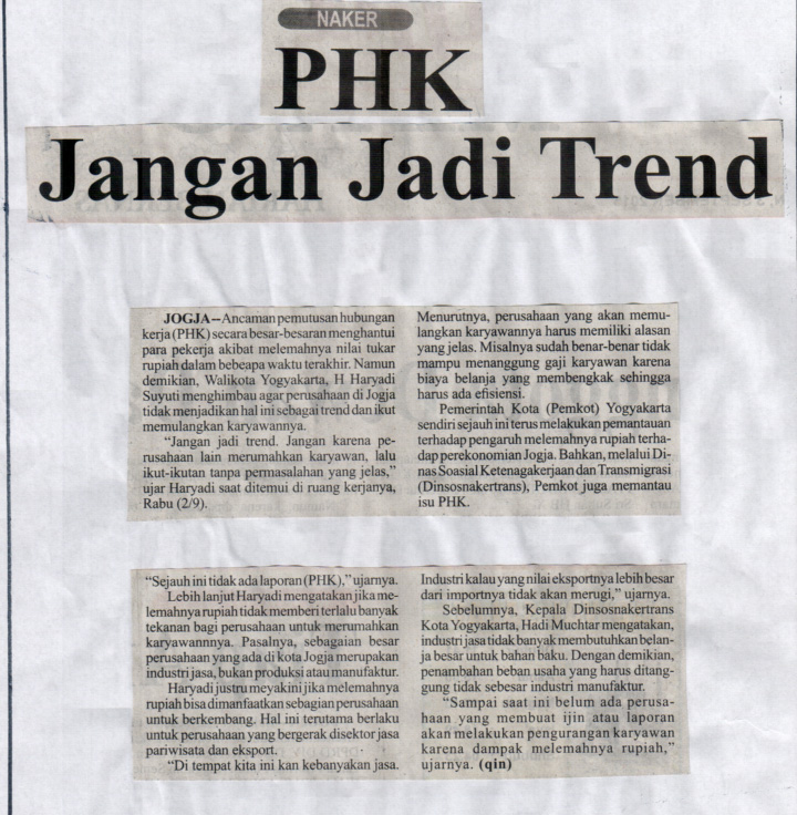 Kliping jogja terbaru